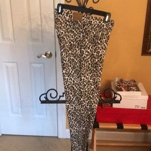 American Eagle animal print jeans